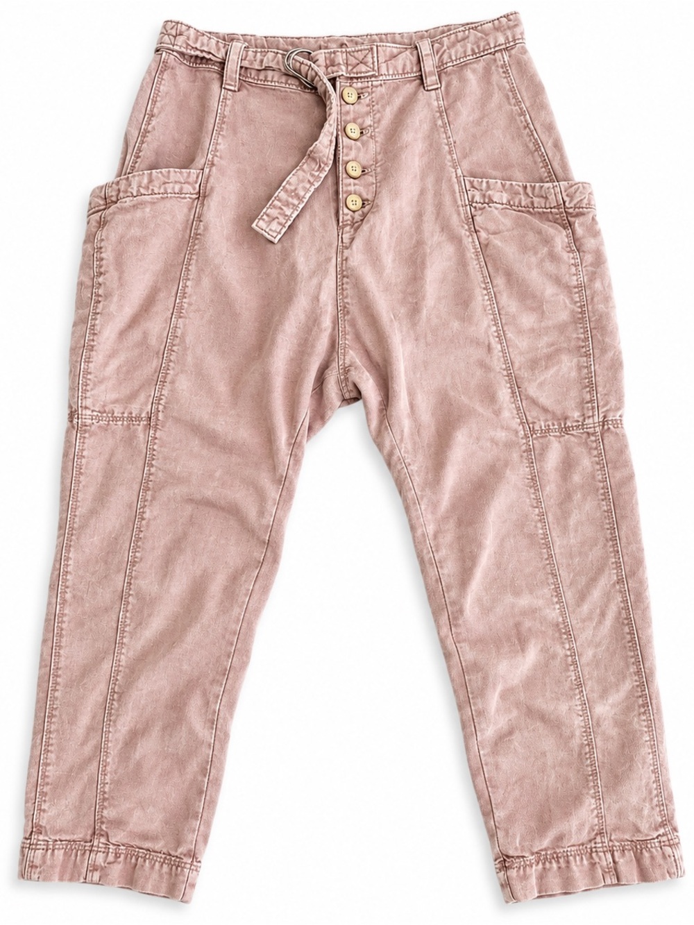 Free People Desert Days Harem Pants Dusty Pink Size 4